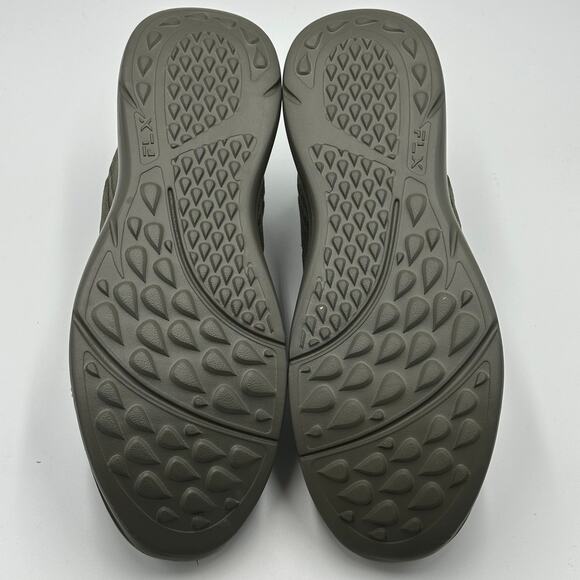 NWT FLX Tarmac Green Dynamic Knit Air Foam Training Dart Sneakers Mens Size 9.5 - Picture 11 of 15